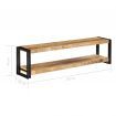 TV Cabinet 150x30x40 cm Solid Mango Wood