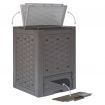 Garden Composters 3 pcs Brown 60x60x83 cm 900 L