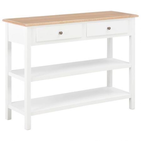 Sideboard White 110x35x80 cm MDF