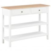 Sideboard White 110x35x80 cm MDF