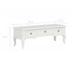 TV Cabinet White 100x35x35 cm Wood