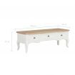 TV Cabinet White 100x35x35 cm Wood