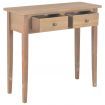 Dressing Console Table Brown 79x30x74 cm Wood