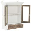 Wall Cabinet White 49x22x59 cm Solid Wood