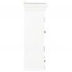 Wall Cabinet White 49x22x59 cm Solid Wood