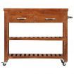 Kitchen Trolley 100x48x89 cm Solid Acacia Wood