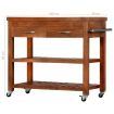 Kitchen Trolley 100x48x89 cm Solid Acacia Wood