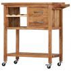 Kitchen Trolley 80x45x91 cm Solid Acacia Wood