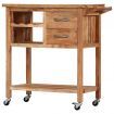 Kitchen Trolley 80x45x91 cm Solid Acacia Wood