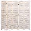 5-Panel Room Divider 175x165 cm Wood