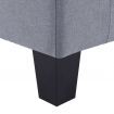 2-Seater Sofa Light Grey Fabric
