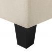 2-Seater Sofa Cream Fabric
