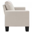 2-Seater Sofa Cream Fabric