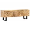 TV Cabinet 140x30x45 cm Solid Mango Wood