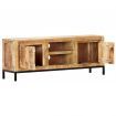 TV Cabinet 118x30x45 cm Solid Mango Wood