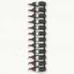 Wall-mounted Wine Rack for 24 Bottles Black Iron