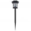 Outdoor Solar Lamp LED Light Set 12 pcs with Spike 8.6 x 8.6 x 38 cm