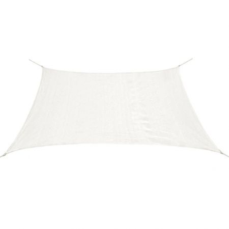 Sunshade Sail HDPE Square 2x2 m White