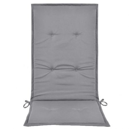 Garden Chair Cushions 4 pcs Grey 120x50x3 cm | Crazy Sales