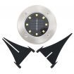 Solar Ground Lights 8 pcs LED Lights Warm White