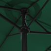 Outdoor Parasol with Aluminium Pole 460x270 cm Green