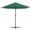 Outdoor Parasol with Aluminium Pole 460x270 cm Green