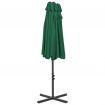 Outdoor Parasol with Aluminium Pole 460x270 cm Green