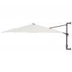 Wall-Mounted Parasol with Metal Pole 300 cm Sand