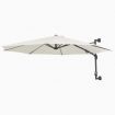 Wall-Mounted Parasol with Metal Pole 300 cm Sand