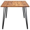 Garden Table with Hairpin Legs 180x90x75 cm Solid Acacia Wood