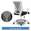 Ergonomic Mesh Office Chair Computer Work Lumbar Support Armrest Swivel Black 