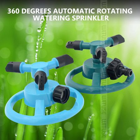 Garden Sprinklers Automatic Watering Grass Lawn Fully 3 Nozzle Circle 360 degree rotating Garden Sprinklers Automatic Watering Grass Lawn Fully 3 Nozzle Circle 360 degree rotating