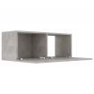 TV Cabinet Concrete Grey 80x30x30 cm Chipboard