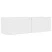 TV Cabinet White 100x30x30 cm Chipboard