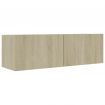 TV Cabinet Sonoma Oak 100x30x30 cm Chipboard