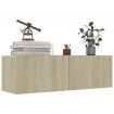 TV Cabinet Sonoma Oak 100x30x30 cm Chipboard