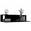 TV Cabinet Black 120x30x30 cm Chipboard