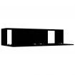 TV Cabinet Black 120x30x30 cm Chipboard