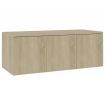 TV Cabinet Sonoma Oak 80x34x30 cm Chipboard