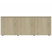 TV Cabinet Sonoma Oak 80x34x30 cm Chipboard