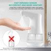 Alcohol Dispenser Infrared Automatic Induction Non-Contact Sprayer Bottles,360ml Soap Dispenser Suitable for Home, Restaurant, School, Hotel