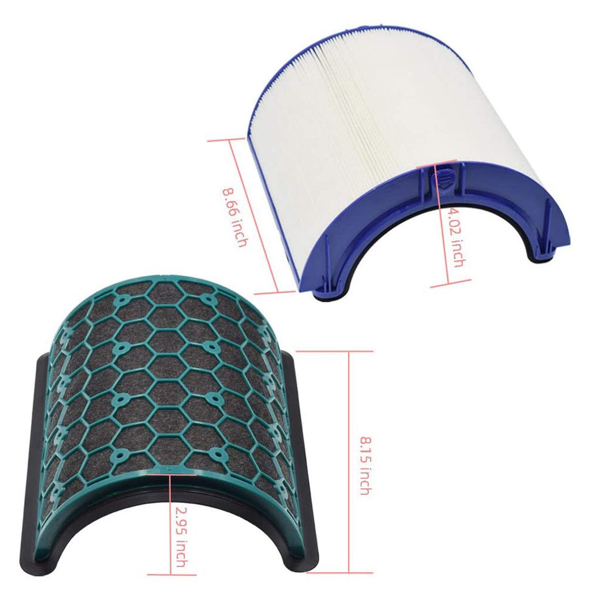 Replacement HEPA Filter & Activated Carbon Filter Compatible with Dyson