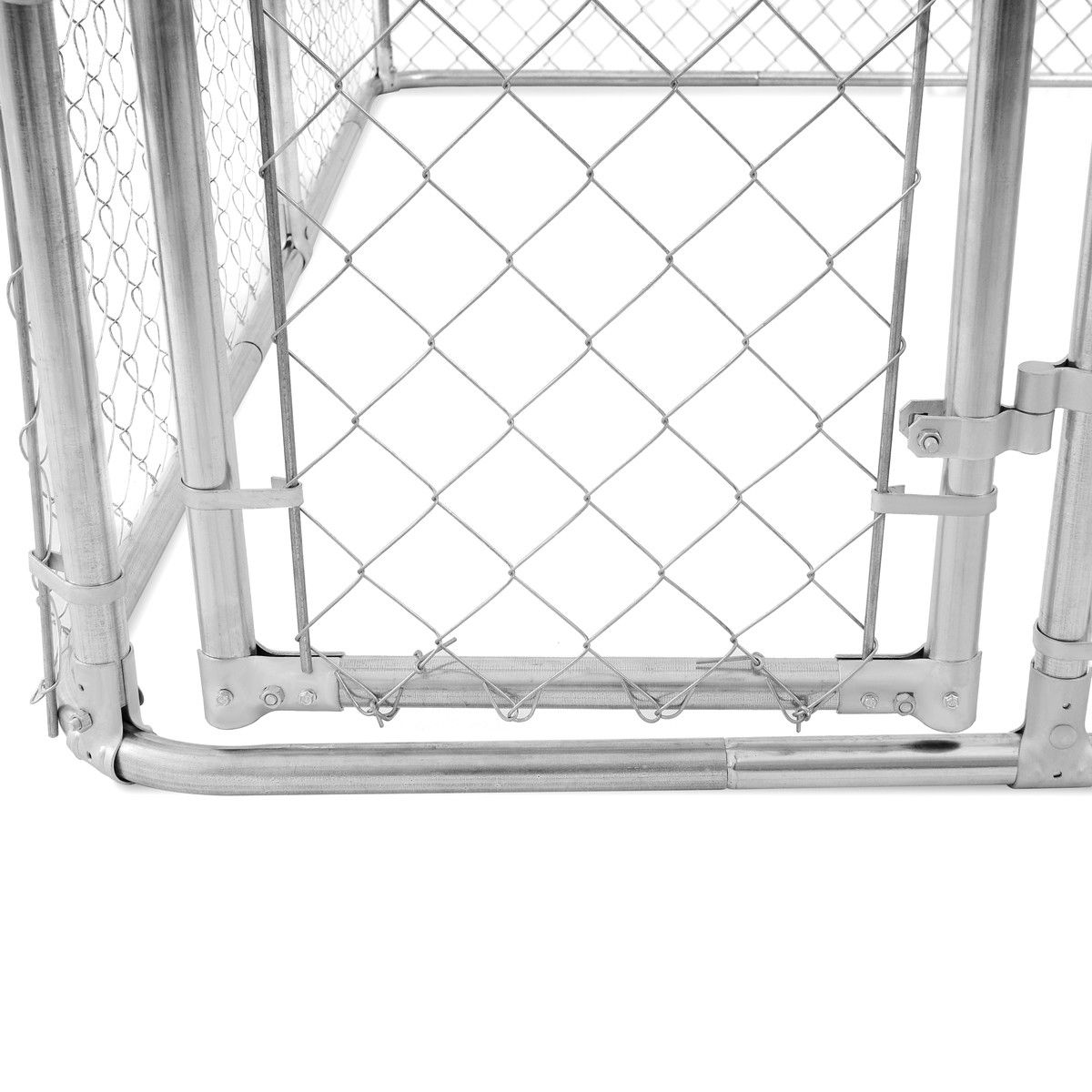 Heavyduty Steel Dog Kennel Run 3x3m Pet Enclosure Animal Fence Crazy