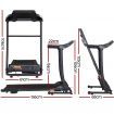 Everfit Treadmill Electric Home Gym Fitness Exercise Machine Incline 400mm