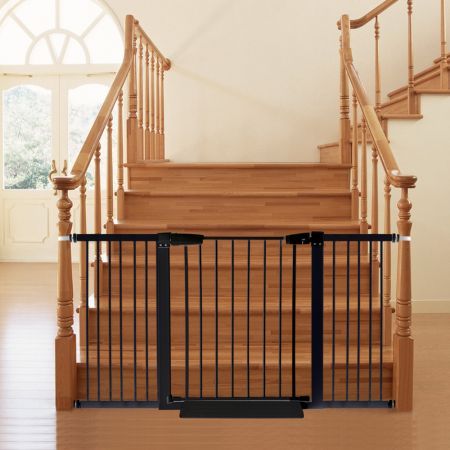 extra tall extending metal pet gate