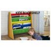 Levede Wooden Kids Children Bookcase Bookshelf Toy Organiser Storage Bin Rack