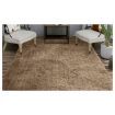 Ultra Soft Anti Slip Rectangle Plush Shaggy Floor Rug Carpet in Taupe 90x150cm