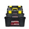 3 Piece Tool Boxes Set Organiser Trays Chest DIY Garage Toolbox Case Storage Bag