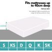 Fitted Waterproof Bed Mattress Queen