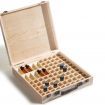 Essential Oil Storage Box Wooden 85 Slots Aromatherapy Container Organiser Case